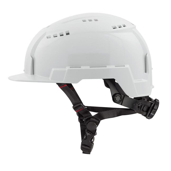 Milwaukee BOLT White Front Brim Vented Safety Helmet