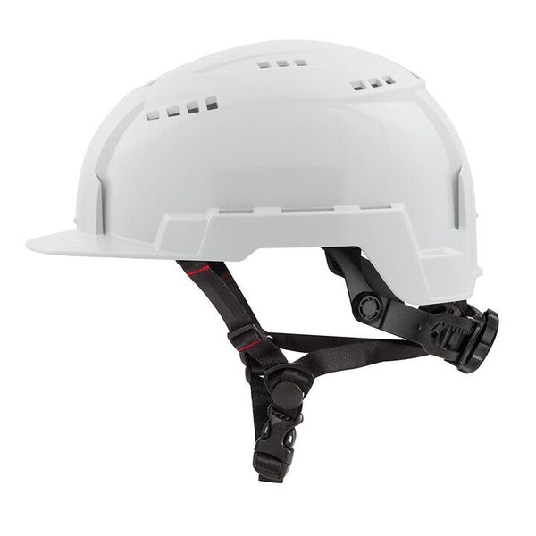 Milwaukee BOLT White Front Brim Vented Safety Helmet
